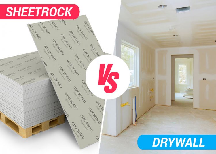 drywall vs sheetrock